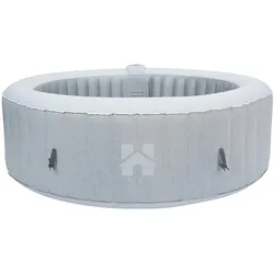 HOME DELUXE Aufblasbarer Whirlpool SPLASH - Farbe: Beton