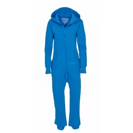 Moniz Jumpsuit MONIZ, Damen, Gr. S, EURO-Größen, blau, 80% Baumwolle, 20% Polyester, lang, Overalls Jumpsuit, mit kuscheligem Komfort