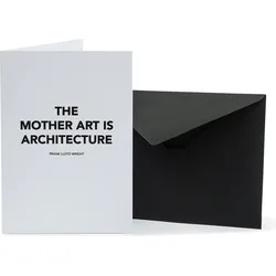 Architects Quotes The Mother Art Karte mit Umschlag