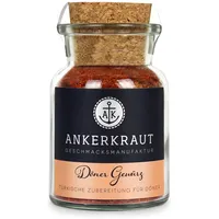 Ankerkraut Döner, Gewürzzubereitung, Döner Kebap für zuhause, mit Knoblauch, Chili, Cumin, Meersalz und Paprika edelsüß, 90 g im Korkenglas