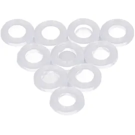 gistuch 10 Stück Soda-Maschinen-Adapter-Unterlegscheiben, CO2-Schnellkonverter-Dichtungen, Silikon-O-Ringe für Soda-Maker-Schlauch,