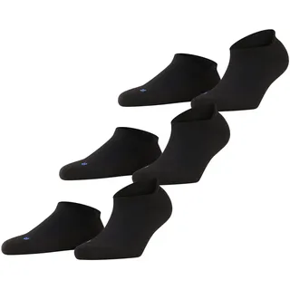 Falke Cool Kick Sneakersocken 3er Pack Schwarz/Blau 44-45