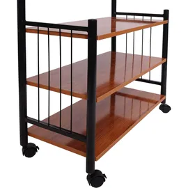 Mendler Garderobe Oshawa 186 x 65 x 34 cm Schwarz