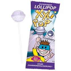 Miradent XyliPOP Lolli Zahnpflegelolli Blaubeere 1X6 g