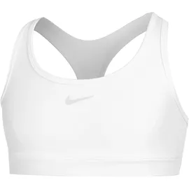Nike Swoosh Sport-BH, White/Pure Platinum, 12-13 Jahre EU