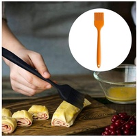 MAGICSHE Backpinsel Hitzebeständigem Silikon Grillpinsel Backpinsel Küchenpinsel, für BBQ, Grill, Backen, Kochen, spülmaschinenfest orange