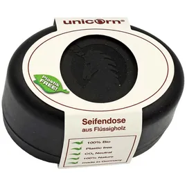 Unicorn Information System Seifendose Flüssigholz - samtschwarz klein