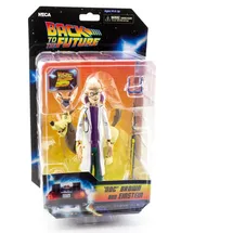 NECA Back To The Future Zurück in die Zukunft Toony Classics Actionfigur Doc & Einstein