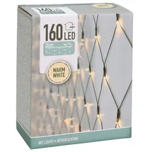 Spetebo Lichterkettennetz LED 200 x 100 cm warmweiß
