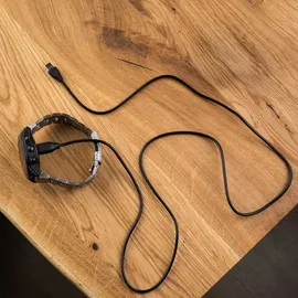 FIXED USB-C-Ladekabel für Garmin Fenix 5/6/7/7X, Epix, Venu 2/3, Vívoactive 3/4/5, | USB-C Ladekabel Venu/Venu 2 Plus/Venu Sq/Venu Sq 2 Music/Vivoactive 3 Ladegerät, Daten Sync Kabel für Garmin 7/Fenix 6/Fenix 5 Schwarz