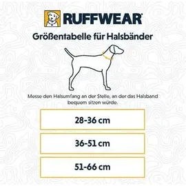 Ruffwear Hi & Light Hundehalsband Lichen Green 23-28 cm