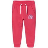 name it - Sweathose Nmfbella Rainbow in rethink pink, Gr.104,