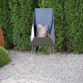 VASNER Merive M4 Feuerkorb mittelhoch eckig Schwarz