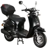 Alpha Motors Mofaroller Venus 50 ccm 25 km/h EURO 5 schwarz inkl. Topcase - Schwarz