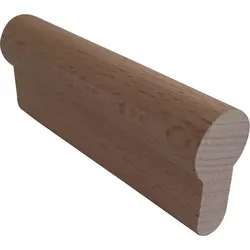 Blindzylinder aus Holz, 80 x 17 x 33 mm, Buche roh