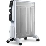 TREBS 99400 - Mobile Micathermische Heizung mit Rollen - Weiß