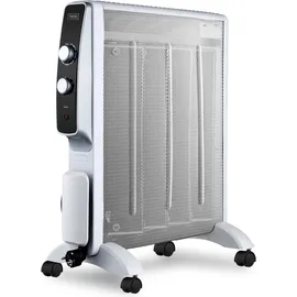 TREBS 99400 - Mobile Micathermische Heizung mit Rollen - Weiß