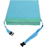 Chickwin Sitzerhöhung Stuhl Kind Baby Tragbar Sitzkissen Tragbares Boostersitze Kleinkind Verstellbar Zerlegbar Esszimmerstuhl Stuhlkissen Sitzerhöhung Kissen für Esstisch (Blau,32x32x8cm)