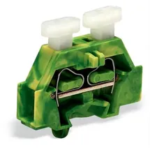 WAGO 261-317/341-000 Einzelklemme 6mm Zugfeder Belegung: PE Grün, Gelb