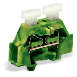 WAGO 261-317/341-000 Einzelklemme 6mm Zugfeder Belegung: PE Grün, Gelb