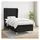 vidaXL Boxspringbett 100 x 200 cm Schwarz