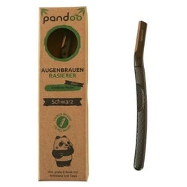 pandoo Augenbrauen-Rasierer aus Metall | inkl. 4 Klingen | 2 Farben (Rosegold)
