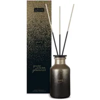 ipuro Warm Glamour Raumduft 240ml - Limitierte Edition Weihnachtsduft Mandel Jasmin & Vanille Duft - langanhaltender Raumerfrischer für ein festliches Zuhause - Lufterfrischer - Diffuser mit Stäbchen