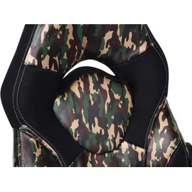 Mendler HWC-K13 Gaming-Stuhl Camouflage-schwarz
