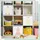 Relaxdays Faltbox 30 x 30 x 30 cm 3-tlg. mehrfarbig