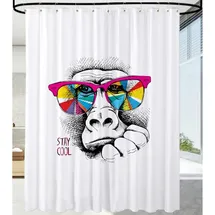 Sanilo Duschvorhang Stay Cool 180 x 200 cm weiß