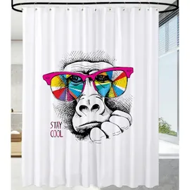 Sanilo Duschvorhang Stay Cool 180 x 200 cm weiß