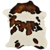 generisch KALBFELL MINI KUHFELL Tricolor BRAUN Weiss Natur CA. 70 x 80 cm DEKO Fell VON KUHFELLE ONLINE