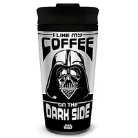 Star Wars (I LIKE MY COFFEE ON THE DARK SIDE) METAL TRAVEL MUG
