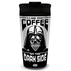 Star Wars (I LIKE MY COFFEE ON THE DARK SIDE) METAL TRAVEL MUG