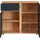 Home Affaire Morongo 100,4 x 86 x 39,6 cm Eiche kraft Gold / Anthrazit kosmos