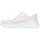SKECHERS Go Walk Now White Textile / Pink Trim 36