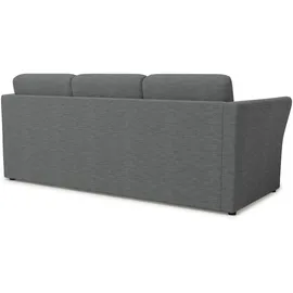 Home Affaire 3-Sitzer HOME AFFAIRE "Lavars Schlafsofa", grau, B:230cm H:90cm T:89cm, 53% strukturiertes Polyester, 47% Polyester, Sofas, mit Bettfunktion, in zwei verschiedenen Bezugsqualitäten