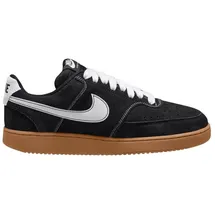 Nike Court Vision Low Herren Black / White / Gum Medium Brown 44