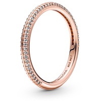 Pandora 189679C01 Damenring Roségoldfarben Pavé, 58/18,5