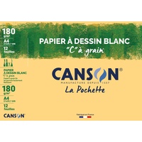 Canson 200027107 Zeichenpapier, DIN A4, 180 g/qm