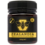 Zealandia Premium Manuka Honig MGO 550+ 500 gramm - 100% Pur aus Neuseeland - Zertifiziertem Methylglyoxal Gehalt - Monofloral Manuka Honey