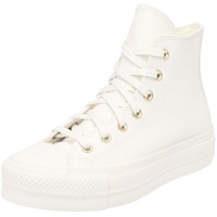 Converse Chuck Taylor All Star Lift Platform Mono White Sneaker, Weißgold, 36.5 EU
