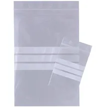 Debatin Debatin, Schnellverschlussbeutel 200x300mm mit Schriftfeld VE=10x100 Stück
