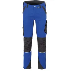 Stretch-Bundhose "NORIT" - 58 - kornblau/schwarz