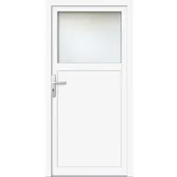 Meeth Nebeneingangstür »ProM 01«, satiniertes Glas, weiß, nach Innen öffnend - weiss