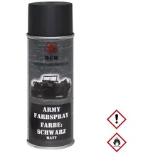 Max Fuchs Farbspray Army schwarz matt 0,4 l