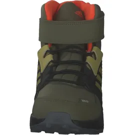 Adidas Terrex Trailmaker High Cold.RDY Hiking Shoes Wanderschuhe, Focus Olive/Pulse Olive/Orange, 33 EU