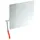 Hewi Kippspiegel 802.01.100L36 725x741x73mm, Hebel links, koralle