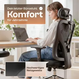 lutivo Alpha Kunstleder Schwarz