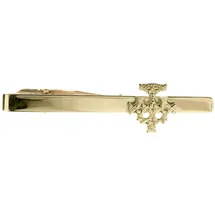 Ostsee-Schmuck Krawattennadel OSTSEE-SCHMUCK "Ostsee-Schmuck Krawattenhalter Hiddensee 15 x 13 mm", gelb, Krawattennadeln, Herren, Gelbgold 333